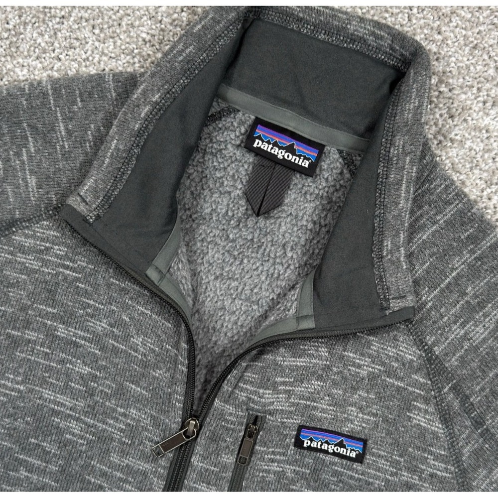 Patagonia Better Sweater Jacket Mens L Gray Full Zip Fleece 25527